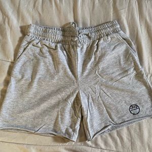gray basketball shorts